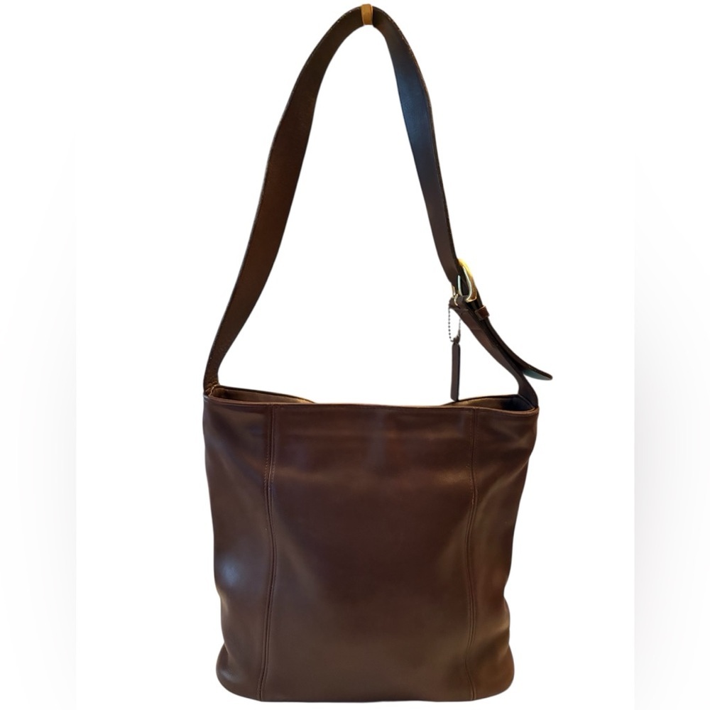 Vintage Coach Legacy Erickson Soho Dark Brown D7C-4169 Leather Shoulder Bag - Picture 2 of 10